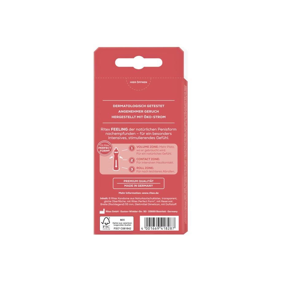 Ritex Feeling 55 mm 8 stuks -