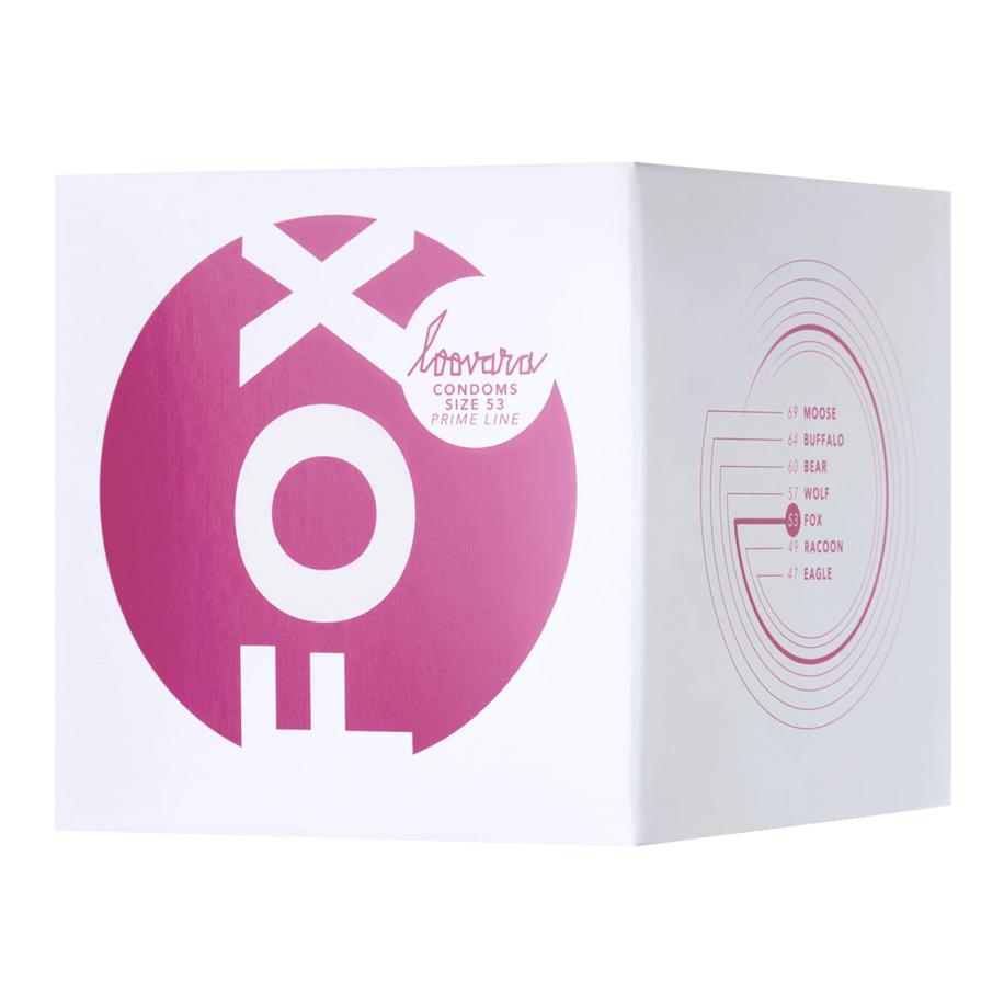 Loovara Fox 53 Condom 12 stuks 53 mm -