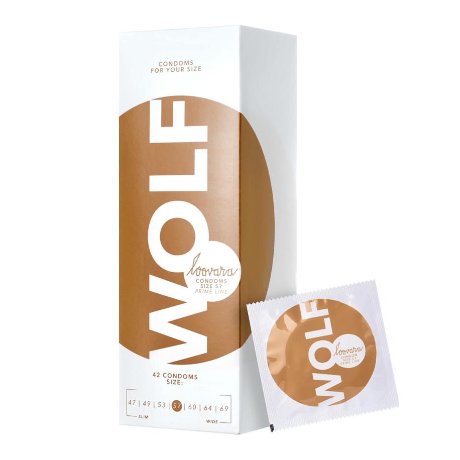 Loovara Wolf 57 Condom 42 stuks 57 mm -