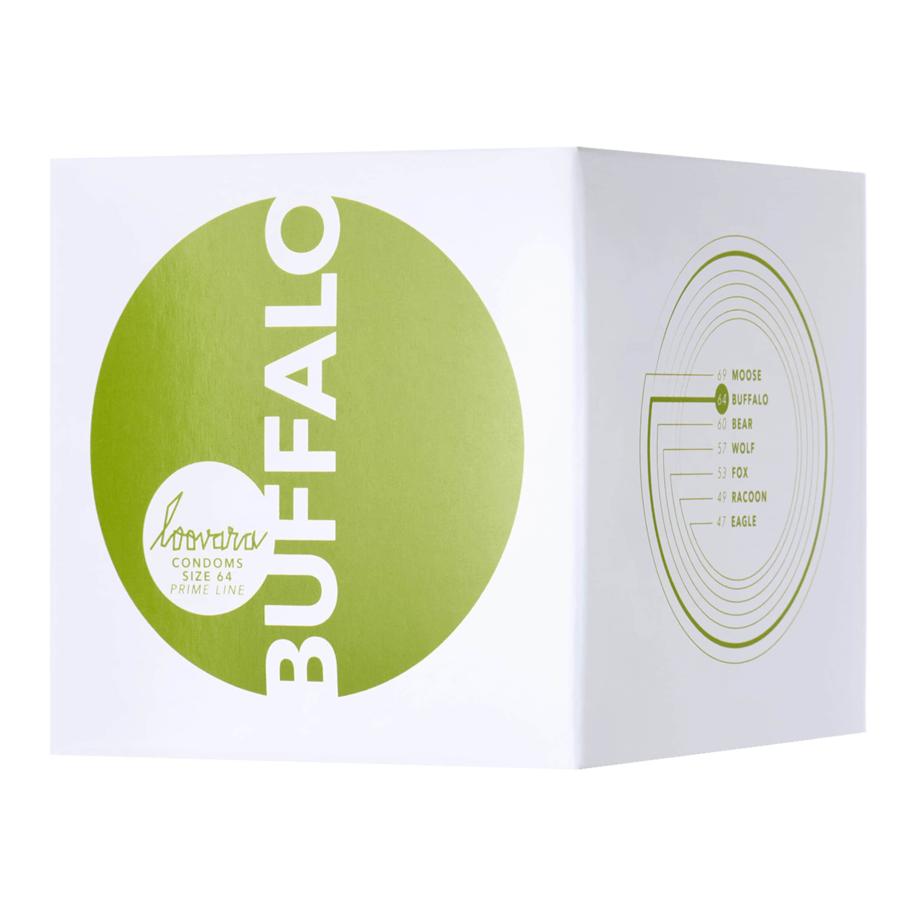 Loovara Buffalo 64 Condom 12 stuks 64 mm -