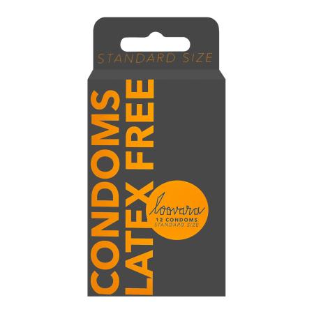 Loovara Latex Free Condoms Standard Size 72 stuks 53 mm