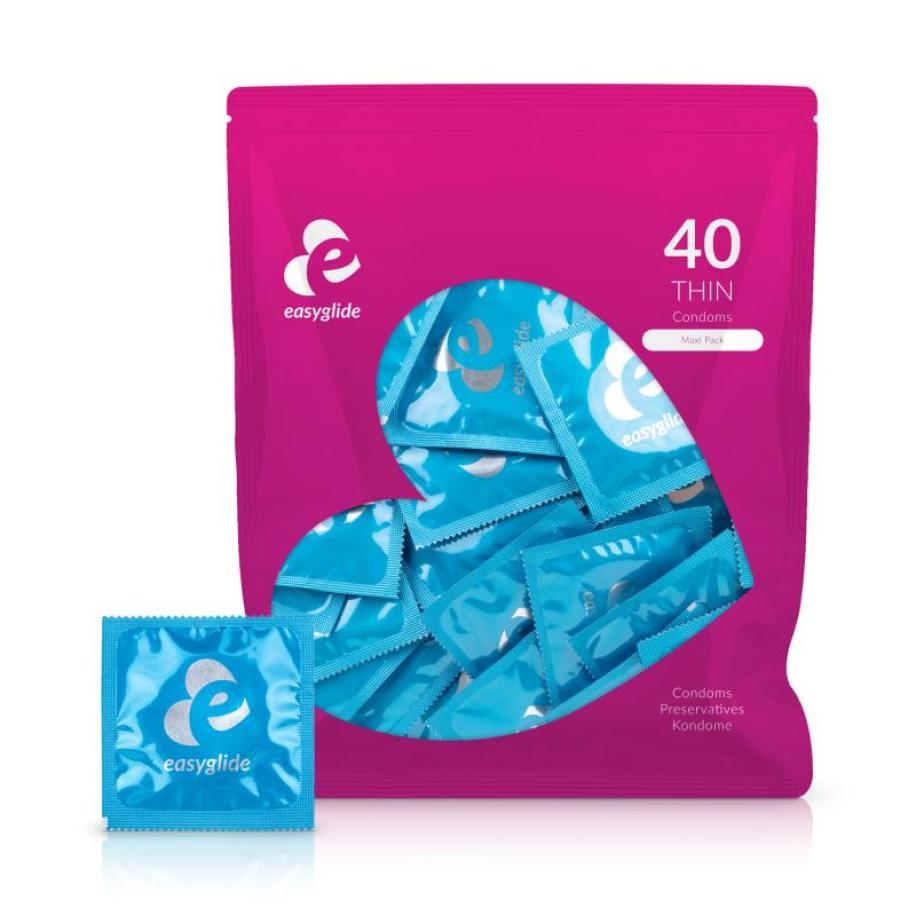 EasyGlide Extra Thin Condooms 40 stuks Multicolor
