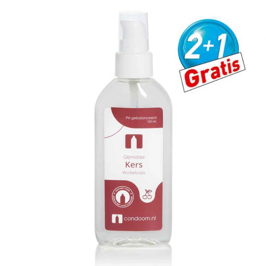 Condoom.nl Glijmiddel Kers