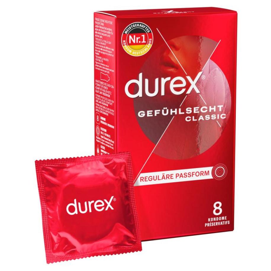 Durex Thin Feel Classic 8 Condooms Transparant