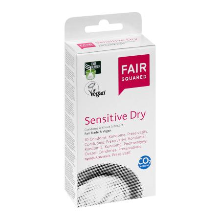 Fair Squared Sensitive Dry 52 mm 10 stuks