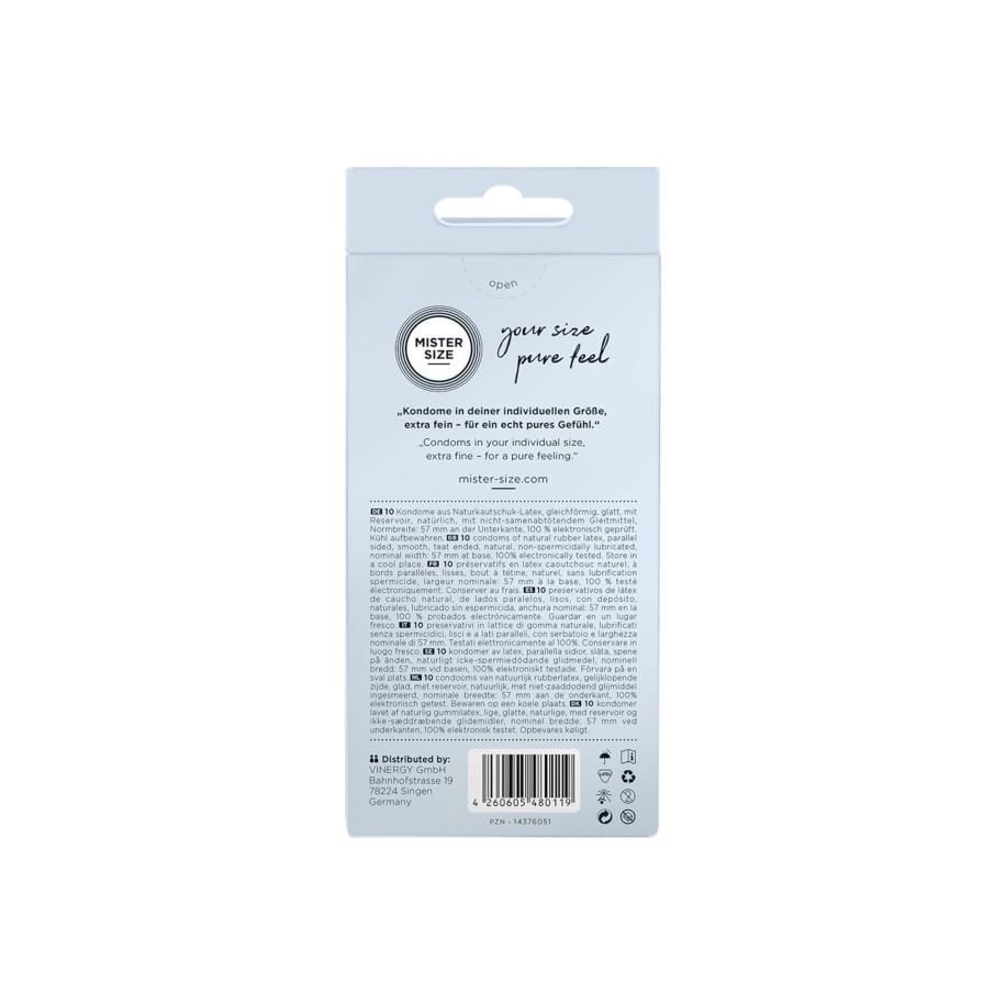 Mister Size Mister Size 57 57 mm 10 stuks -