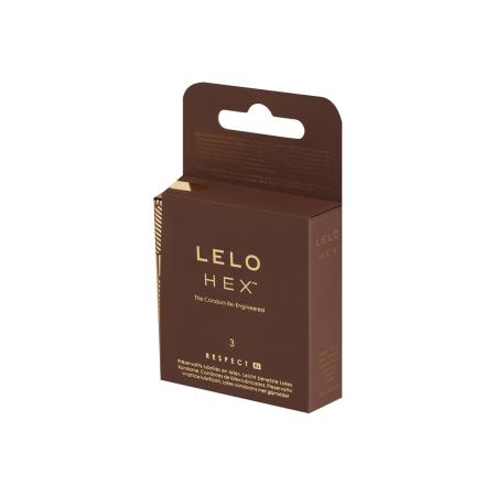 LELO Hex Respect XL 3 stuks 58 mm