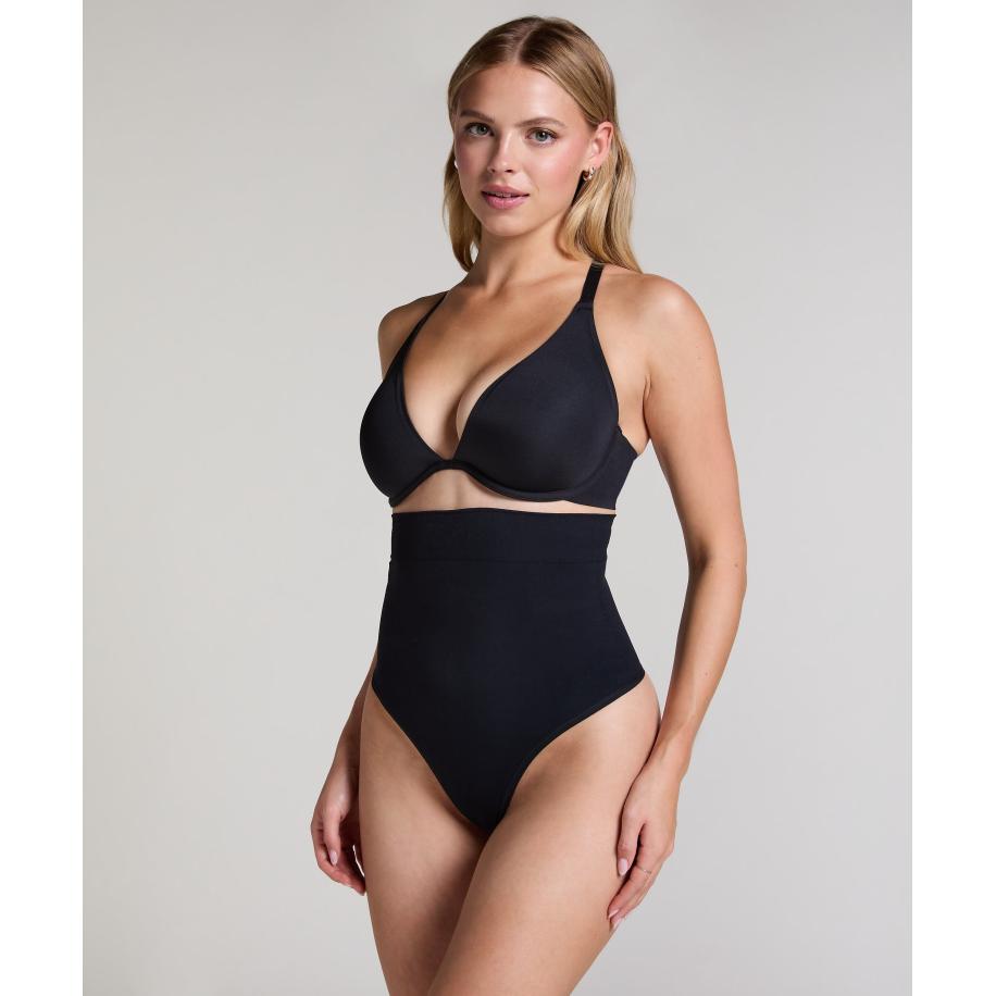 Hunkemöller Invisible string Zwart Zwart