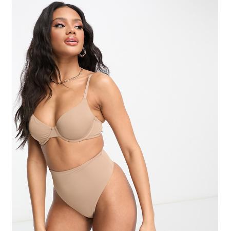 Dorina Evelyn Hoogopgesneden corrigerende string in lichtbruin-Brown