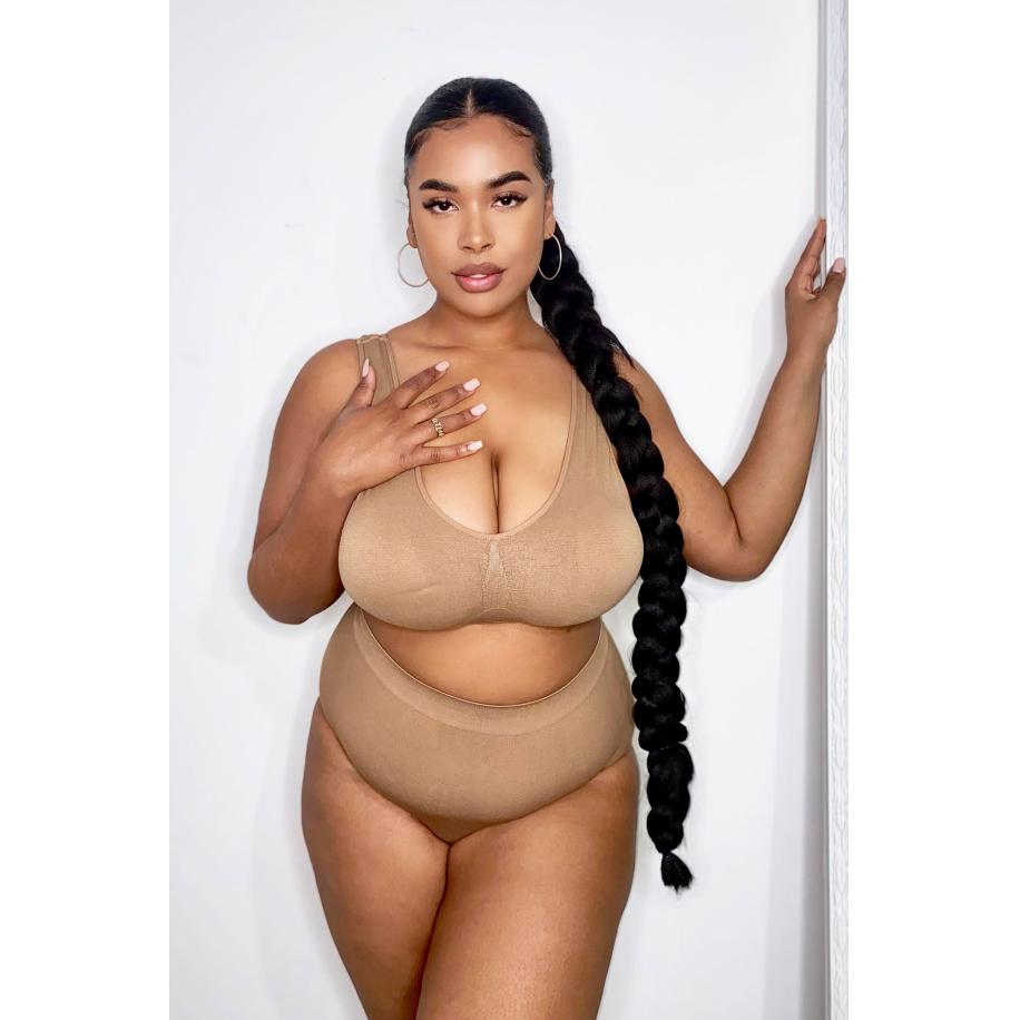 Yours Nietvoorgevormde Naadloze Bh In Lichtbruinsize 44 Bruin