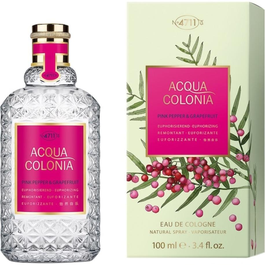 4711 Acqua Colonia Pink Pepper & Grapefruit Eau de Cologne Spray Damesparfum Dames 100 ml