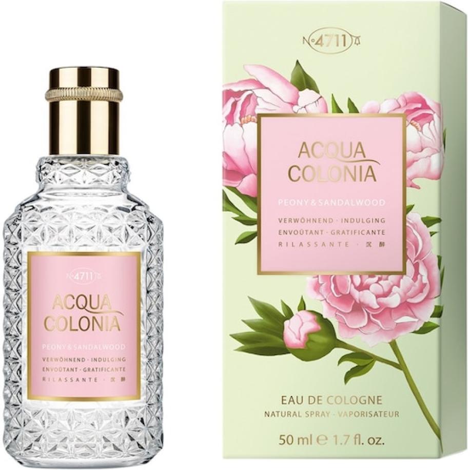 4711 Acqua Colonia Peony & Sandalwood Eau de Cologne Spray Damesparfum Unisex 50 ml