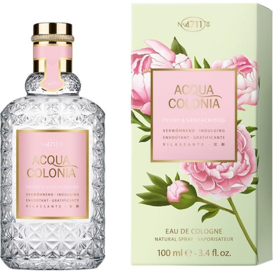 4711 Acqua Colonia Peony & Sandalwood Eau de Cologne Spray Damesparfum Unisex 100 ml