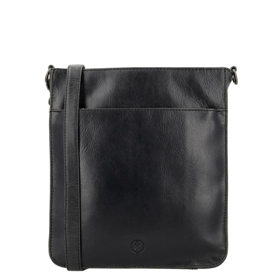 Hide & Stitches Next Navajo Shoulderbag black Zwart