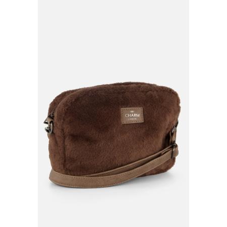 Charm Alaska Crossbody tas bruin Textiel