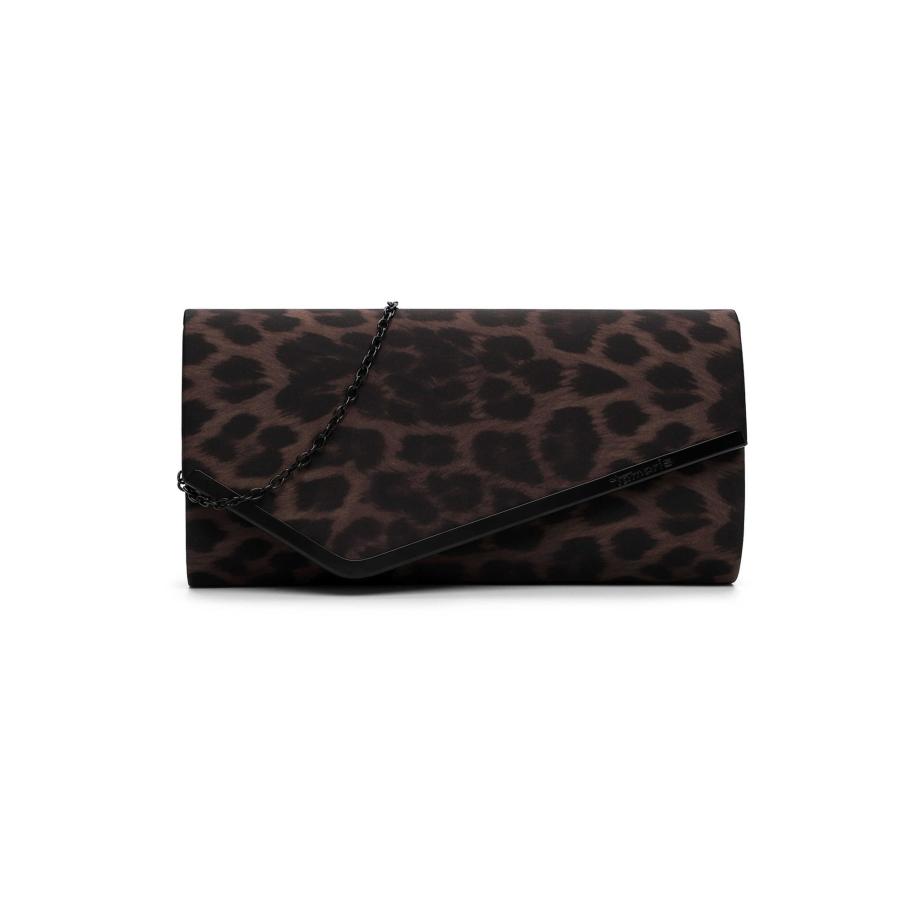 Tamaris Tamaris Clutch Amalia bruin / zwart -