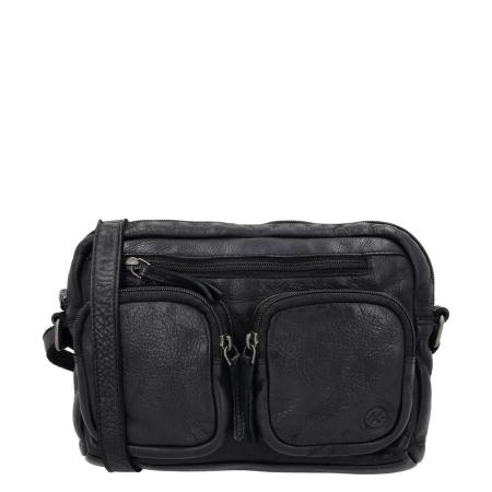 Hide & Stitches Paint Rock Shoulderbag black