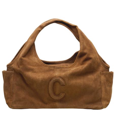 Chabo Suede Sophie Mini Shopper light cognac