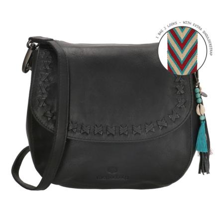 Micmacbags Friendship shoulder bag 18663-Black
