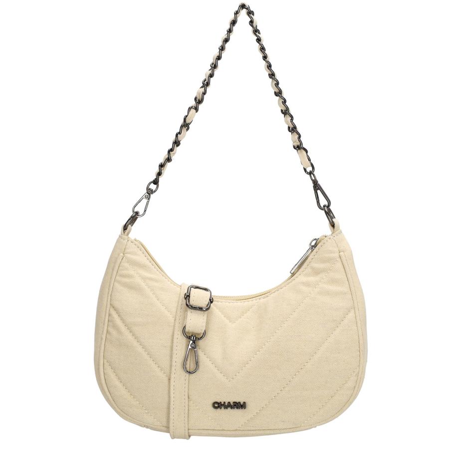 Charm London Hollywood Shoulderbag beige Bruin