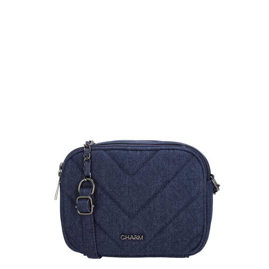 Charm London Hollywood Shoulderbag blue Blauw