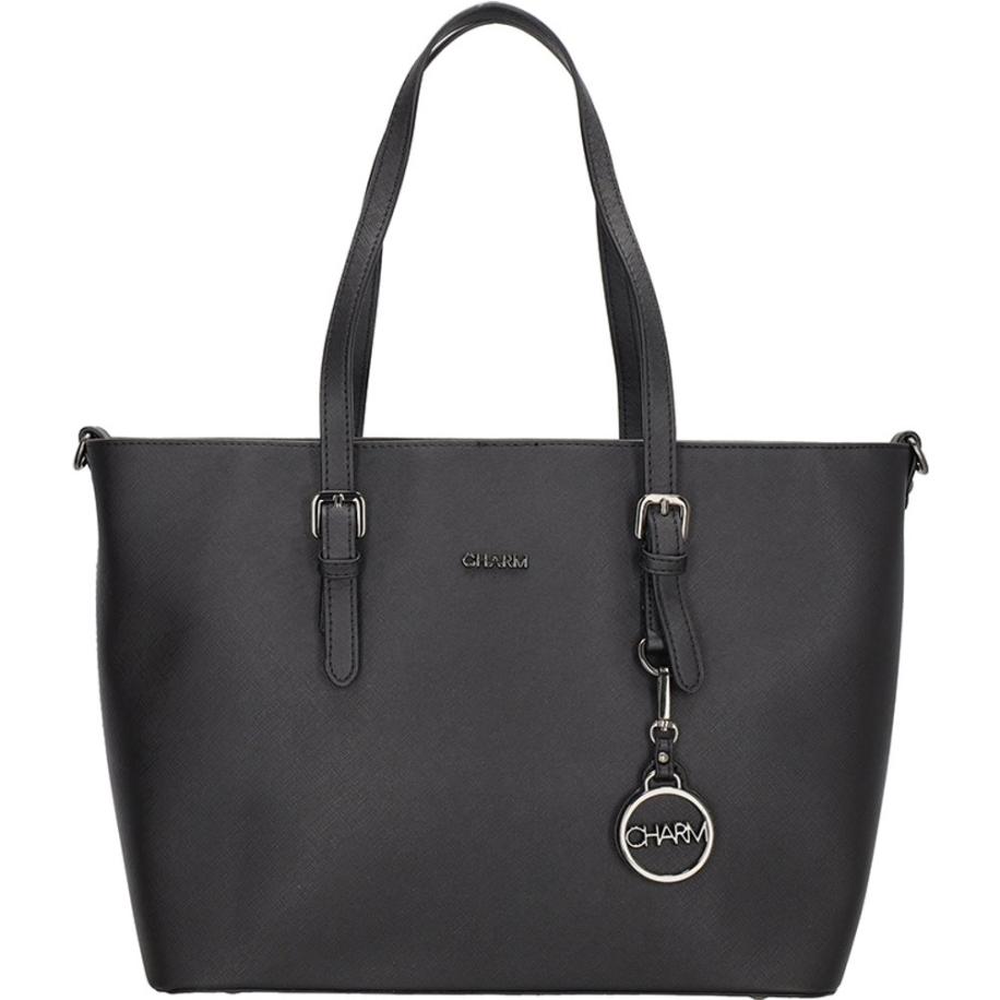 Charm London Birmingham Shopper zwart Damestas Zwart