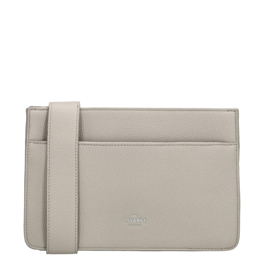 Charm London Princeton Shoulderbag lightgrey Grijs