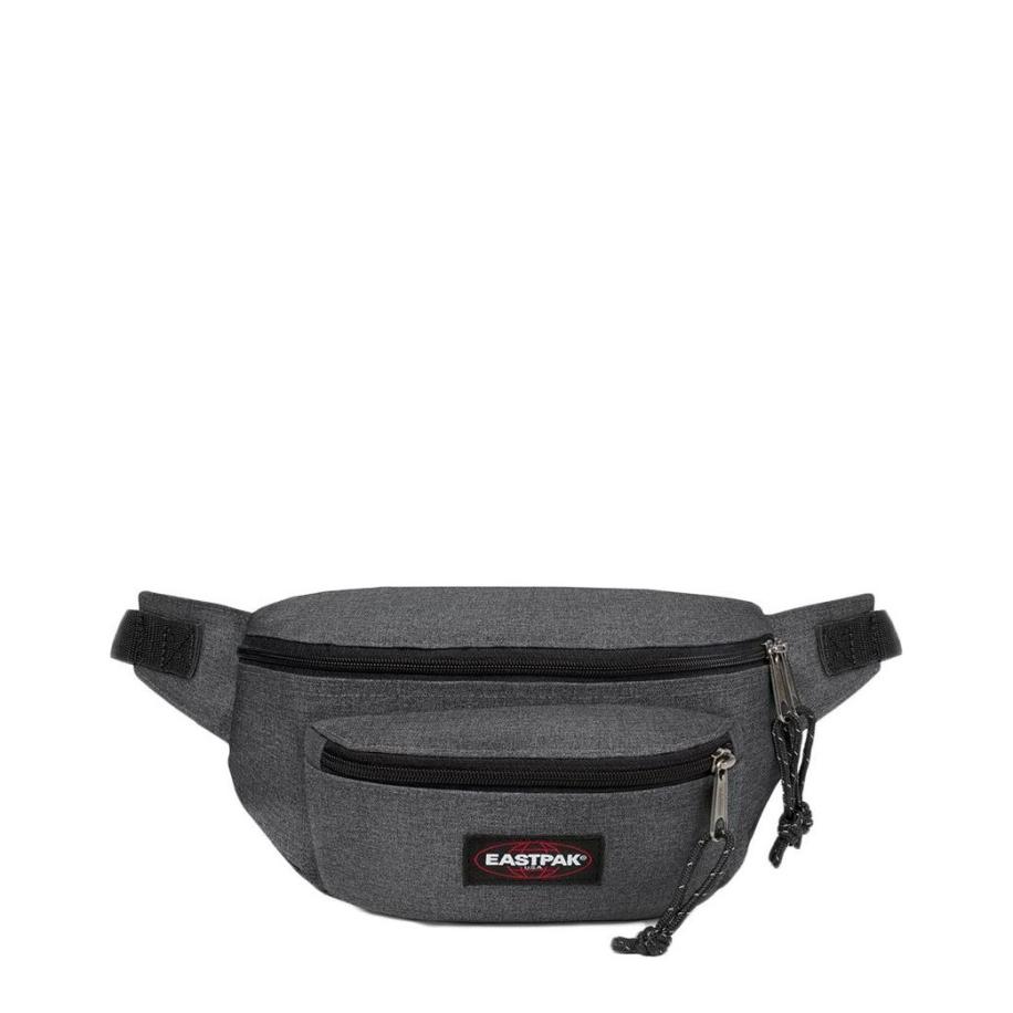EASTPAK Heuptas Doggy basaltgrijs / donkergrijs / rood / wit Grijs