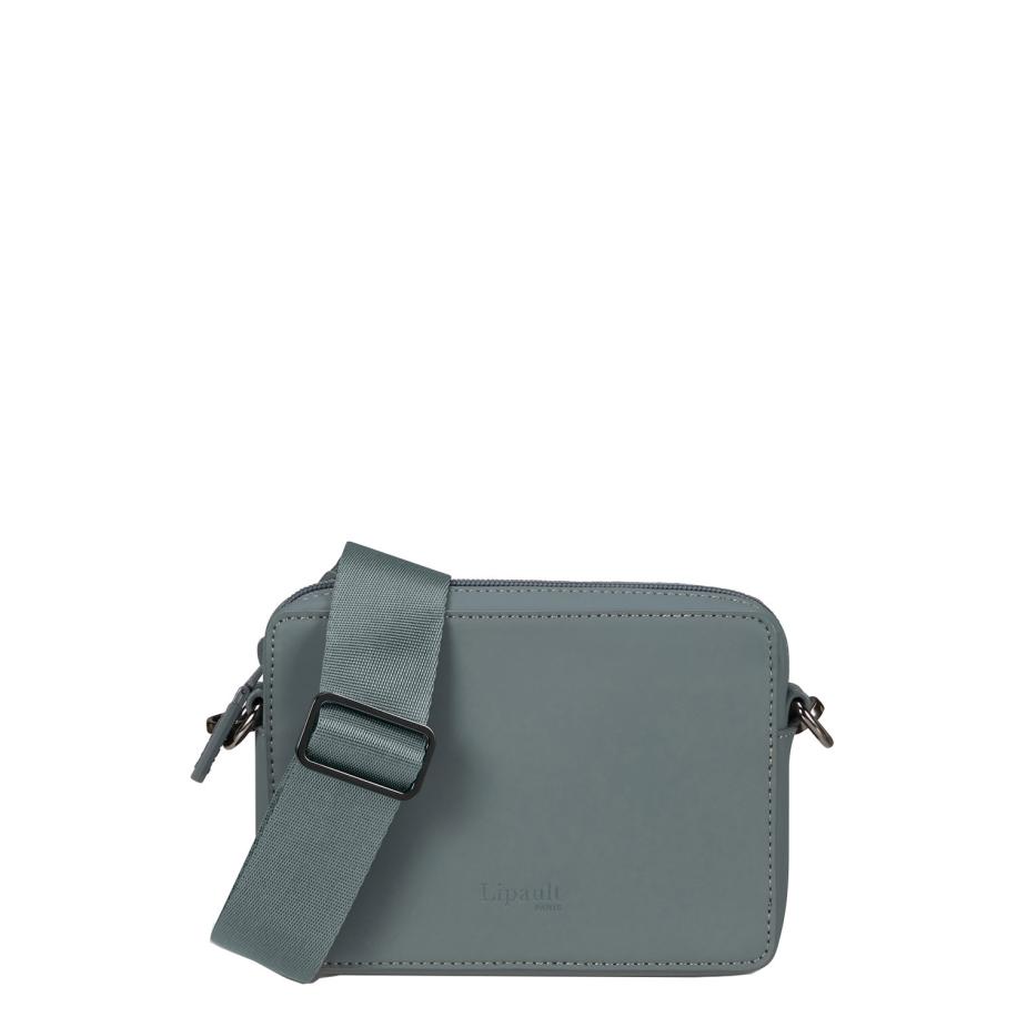 Lipault Lost In Berlin Crossbody Bag - The Box cement storm Grijs