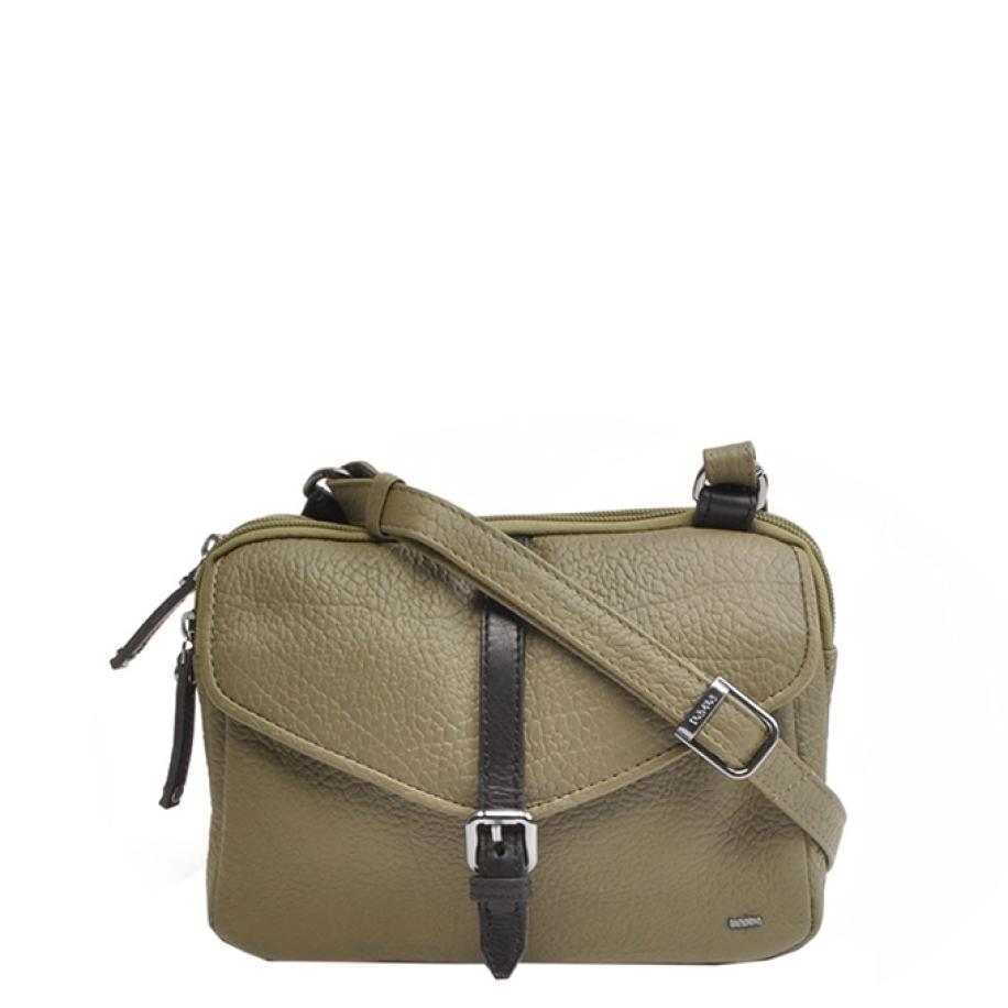 Berba Chamonix crossbody 125-041-Olive Zwart
