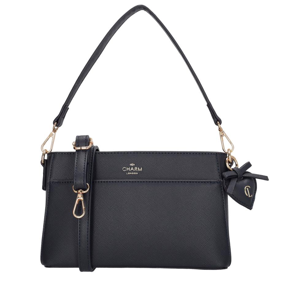 Charm London Cambridge Shoulderbag blue Blauw