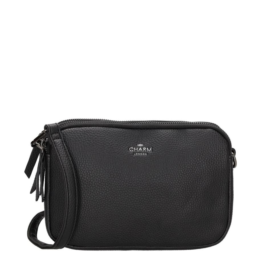 Charm London New York Crossbody black Zwart