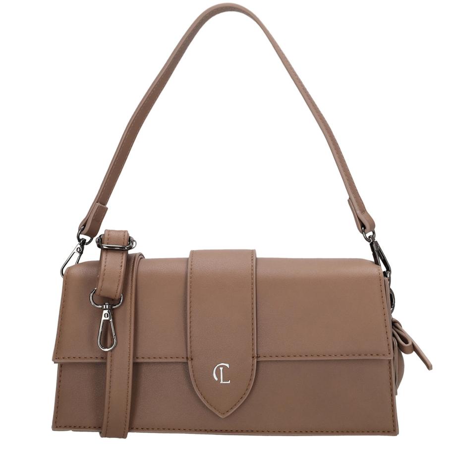 Charm London Castle Hill Crossbody taupe Bruin