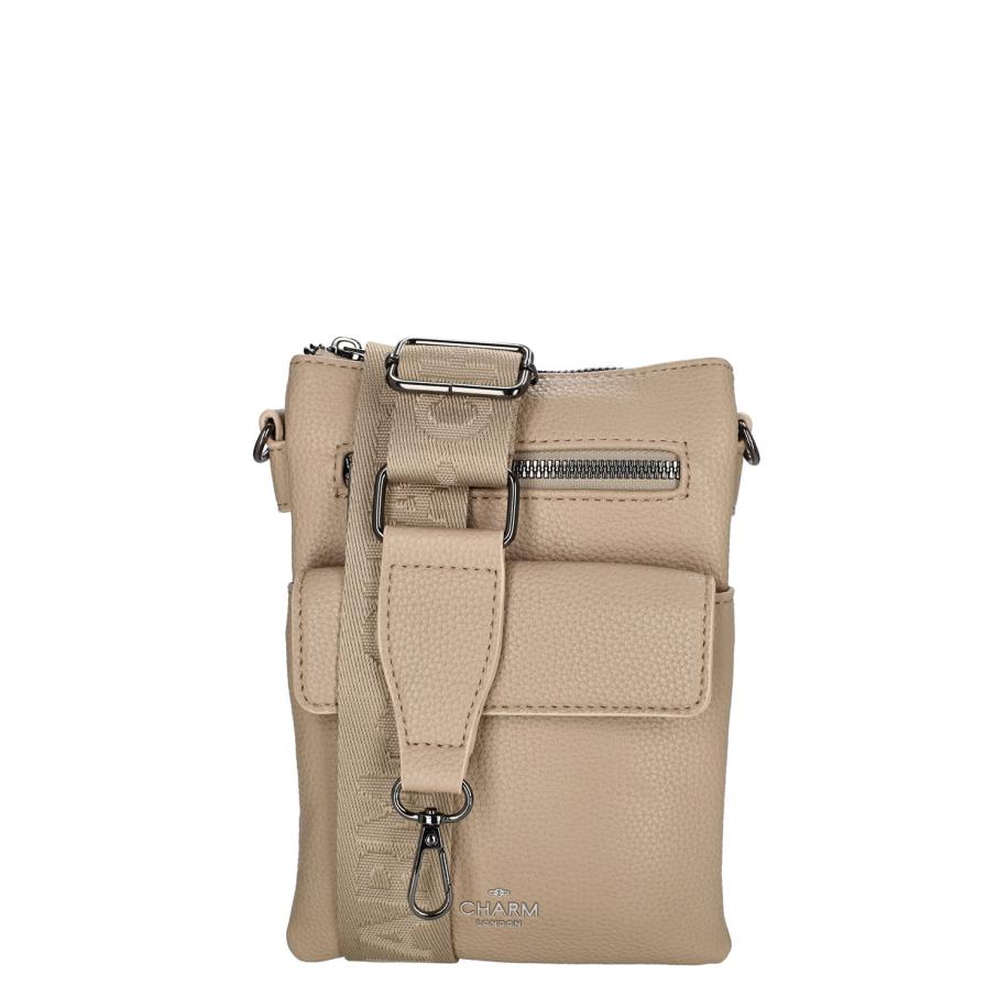 Charm London Pentonville Shoulderbag sand Bruin