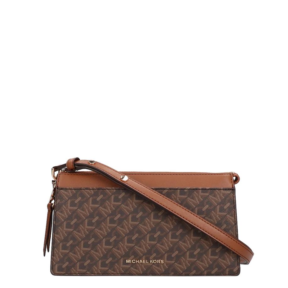 Michael Kors Empire Lg Conv Xbody brn/luggage Damestas Bruin