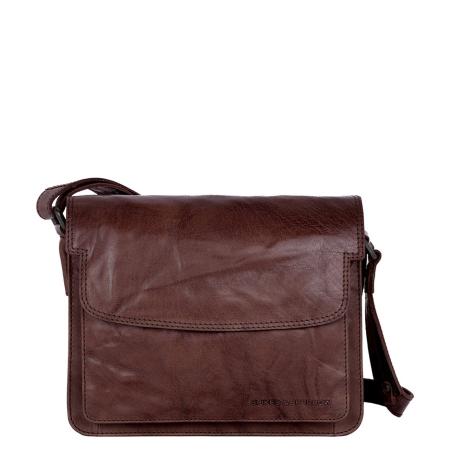 Spikes & Sparrow Frédérique Flapbag d brown