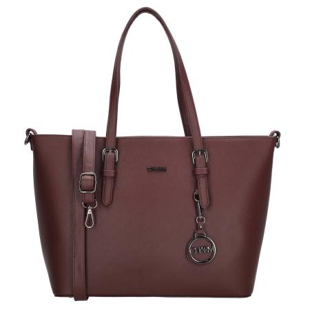 Charm London Birmingham Shopper red