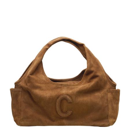 Chabo Suede Sophie Mini Shopper light cognac