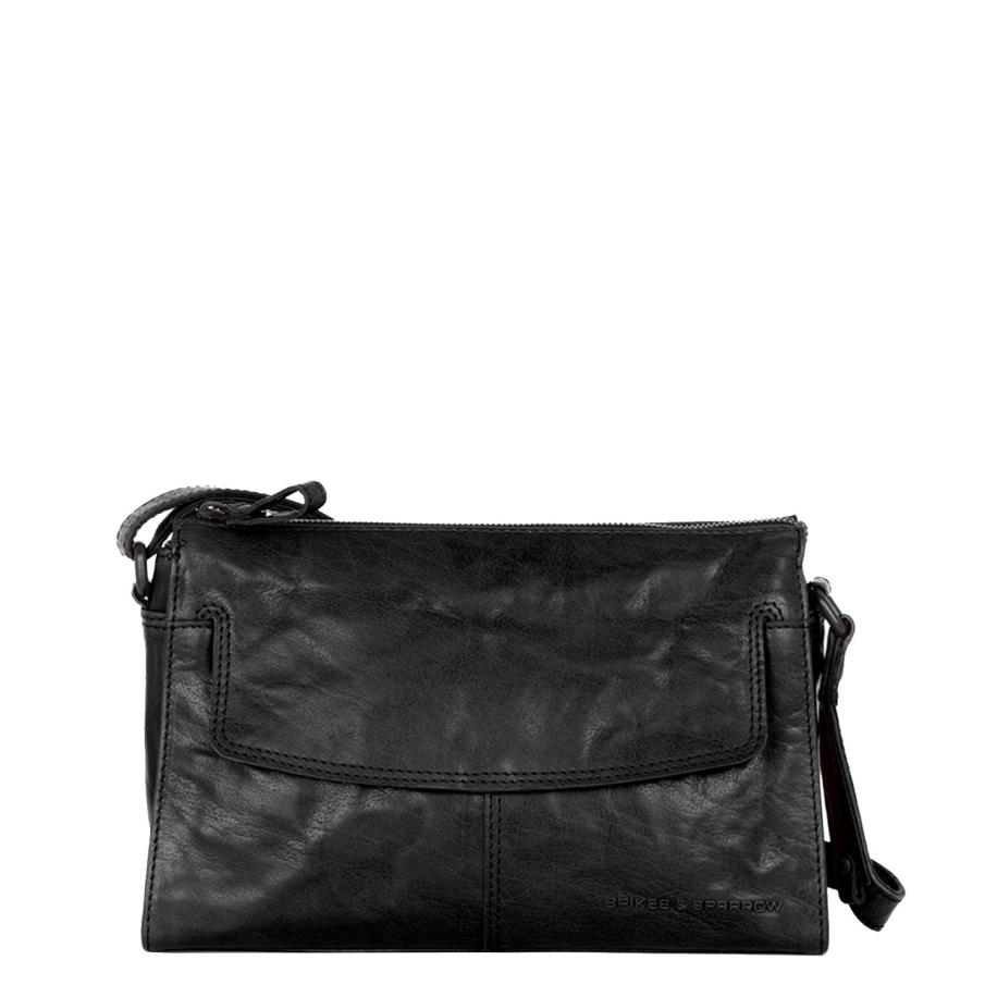 Spikes & Sparrow Elbertina Crossbody black Zwart