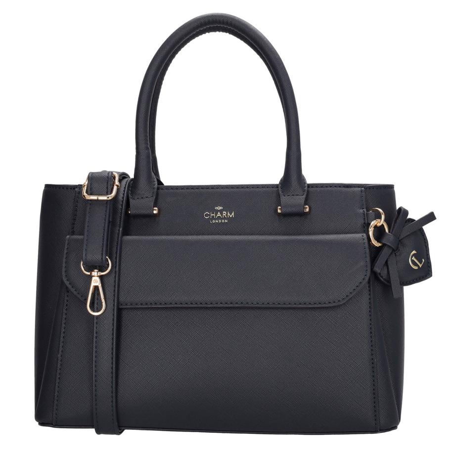 Charm London Cambridge Handbag blue Blauw