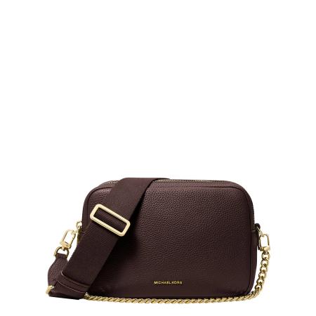 Michael Kors Bryant MD Dblzp Chn Camera Crossbody chocolate