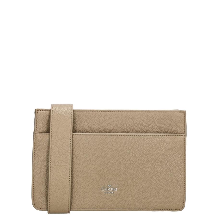 Charm London Princeton Shoulderbag lighttaupe Bruin