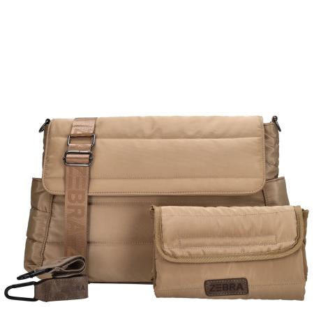 Zebra Trends Elske Diaperbag taupe
