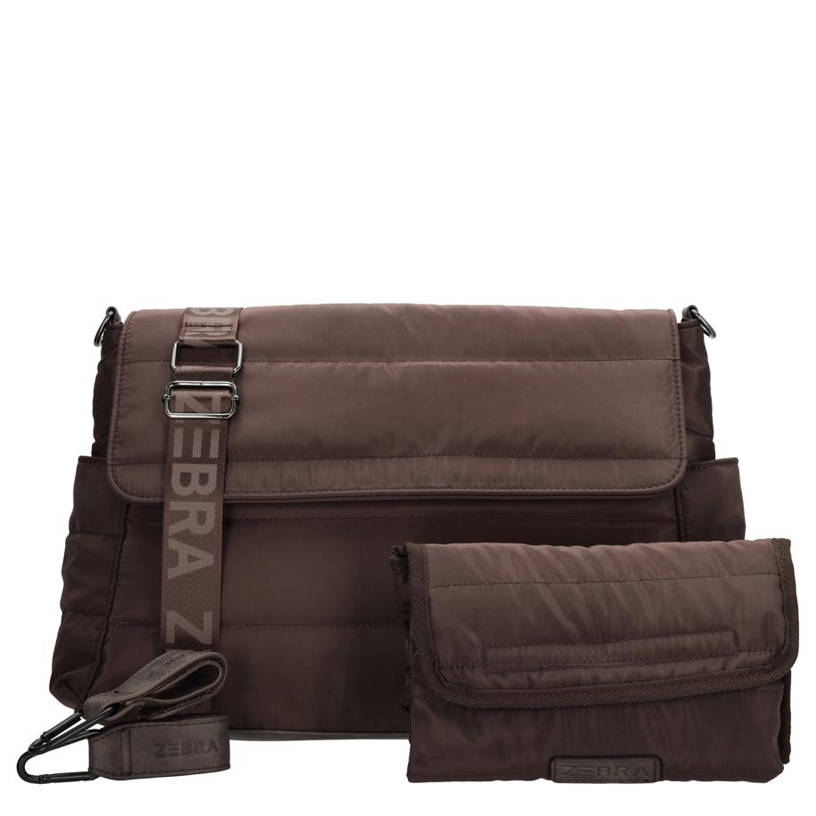 Zebra Trends Elske Diaperbag dark brown Bruin