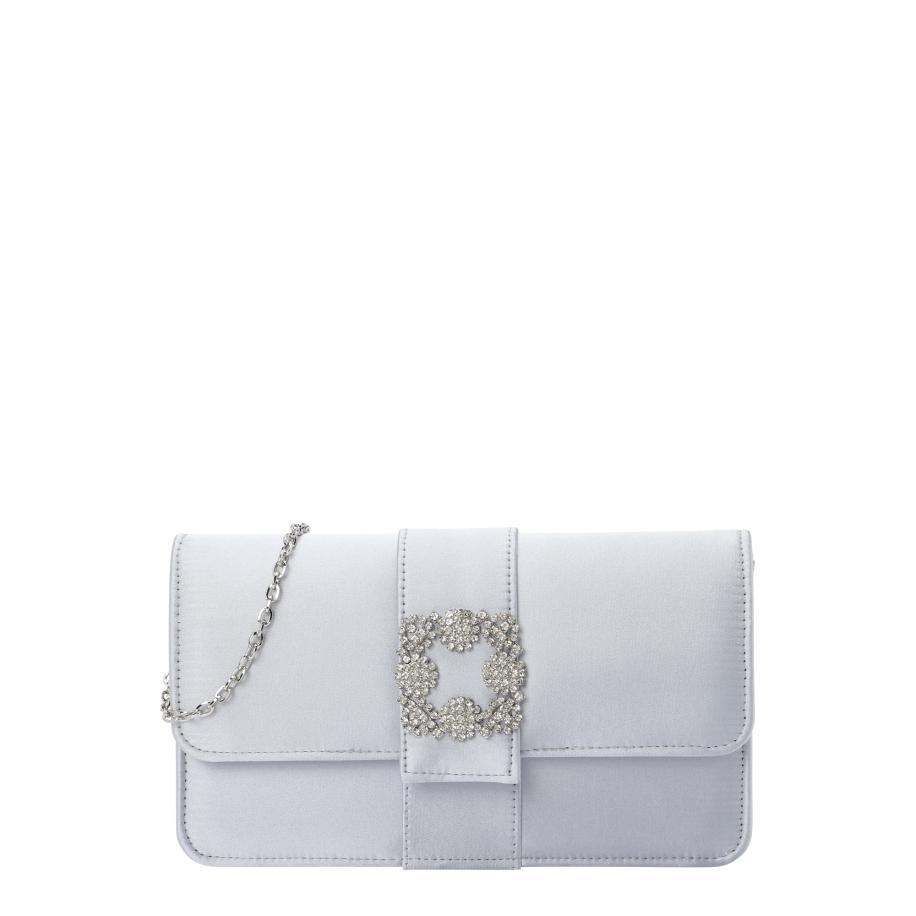 Mascara mascara Clutch zilver -