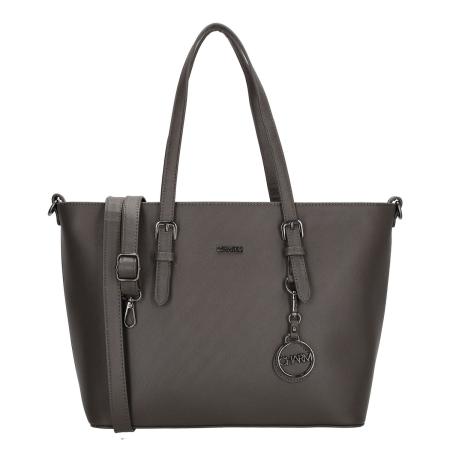 Charm London Birmingham Shopper grey