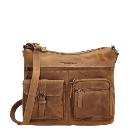 Hide & Stitches Idaho Shoulderbag brown
