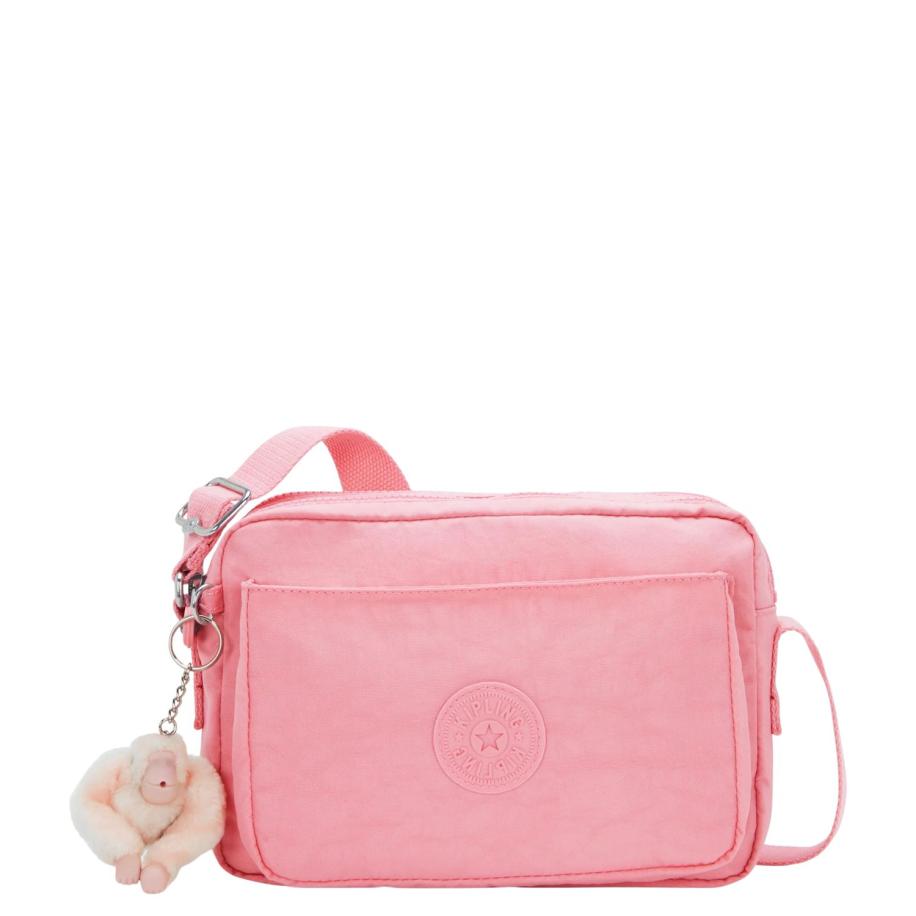 Kipling Abanu Medium Crossbody enjoyable blush Roze