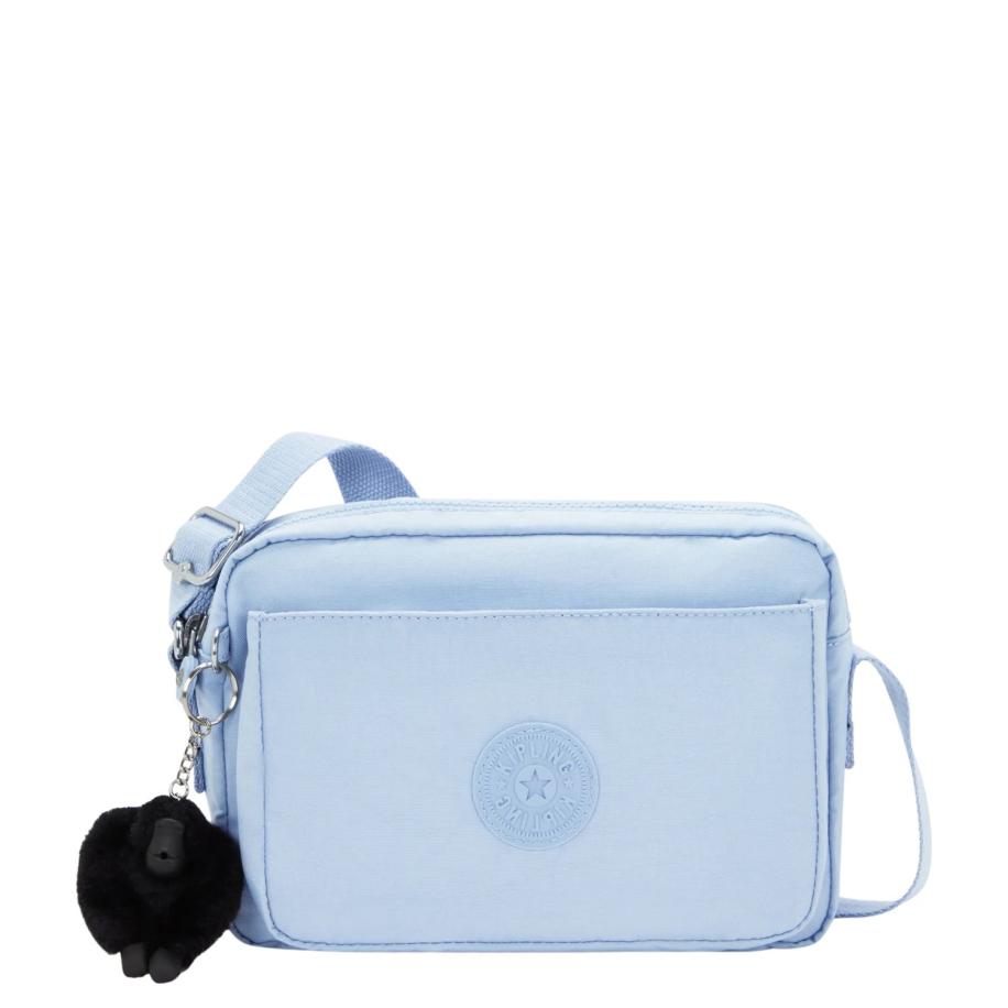 Kipling Abanu Medium Crossbody cloudy sky blue Blauw