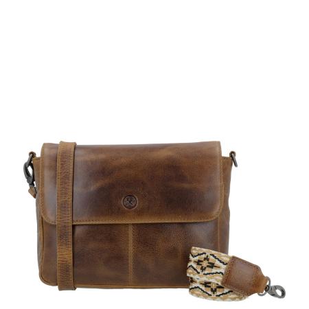 Hide & Stitches Next Navajo Shoulderbag brown
